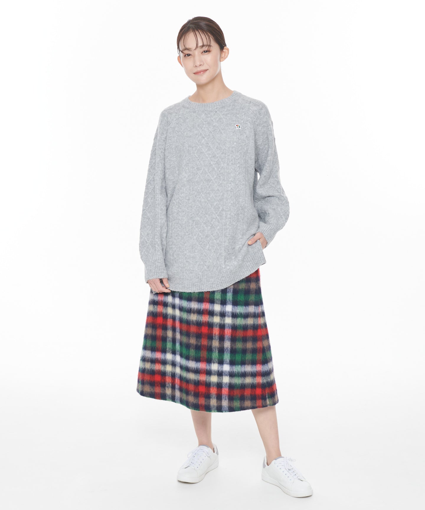 Arnold Palmer 【残り3点】ビッグハウスチェック シャギーメルトンスカート